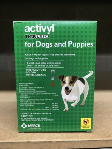 Activyl Tick Plus For Dogs And Puppies 11-22 Pounds.