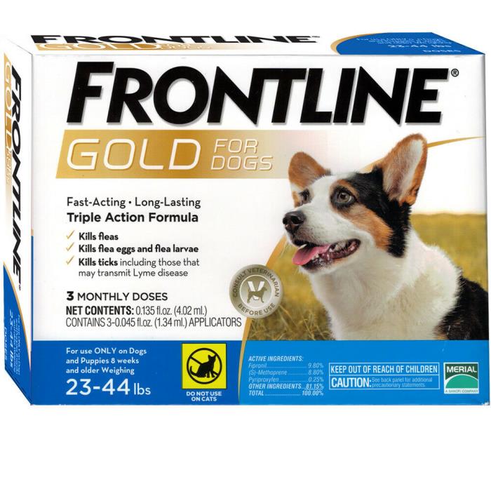 Frontline Gold 23-44 lbs - BLUE (3 Months)