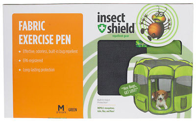 Petedge Insect Shield Fabric Exercise Pet Pen 37