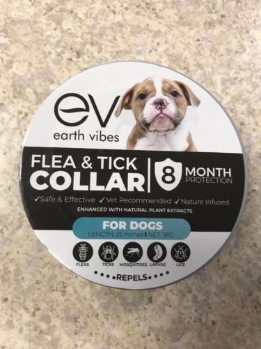 Earth Vibes Flea And Tick Collar For Pets Dogs Cats - Vet Recommended