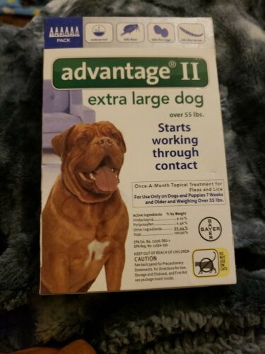 Advantage II XLarge Dog, over 55 lb, 6 ct