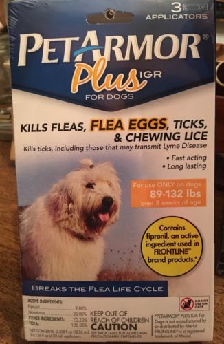 Pet Armor Plus For Extra Large Dogs Flea And Tick Treatment 89-132 lbs