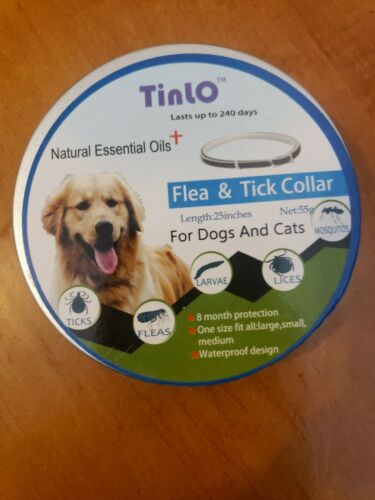 TINLO FLEA AND TICK COLLAR DOG AND CATS  8 MONTH PROTECTION