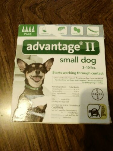 Advantage II Small Dog - 4 Dose box damage