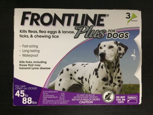 frontline plus for dogs 45-88 lbs 3 Months Supply