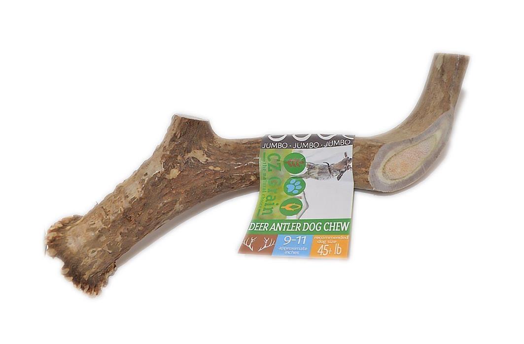 CZ Grain Deer Antler Dog Chew - For All Dog Breeds - Long Lasting, High Protein