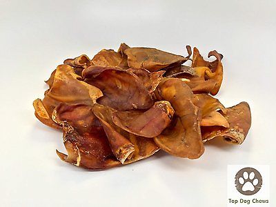 Pig Ears 10 Pack - Made in the USA - Full Large Pig Ears