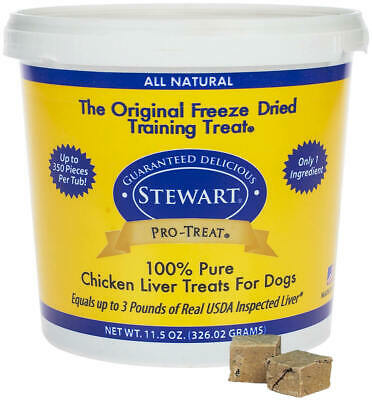 Stewart Freeze Dried Chicken Liver Dog Training Treats 11.5 oz Chicken