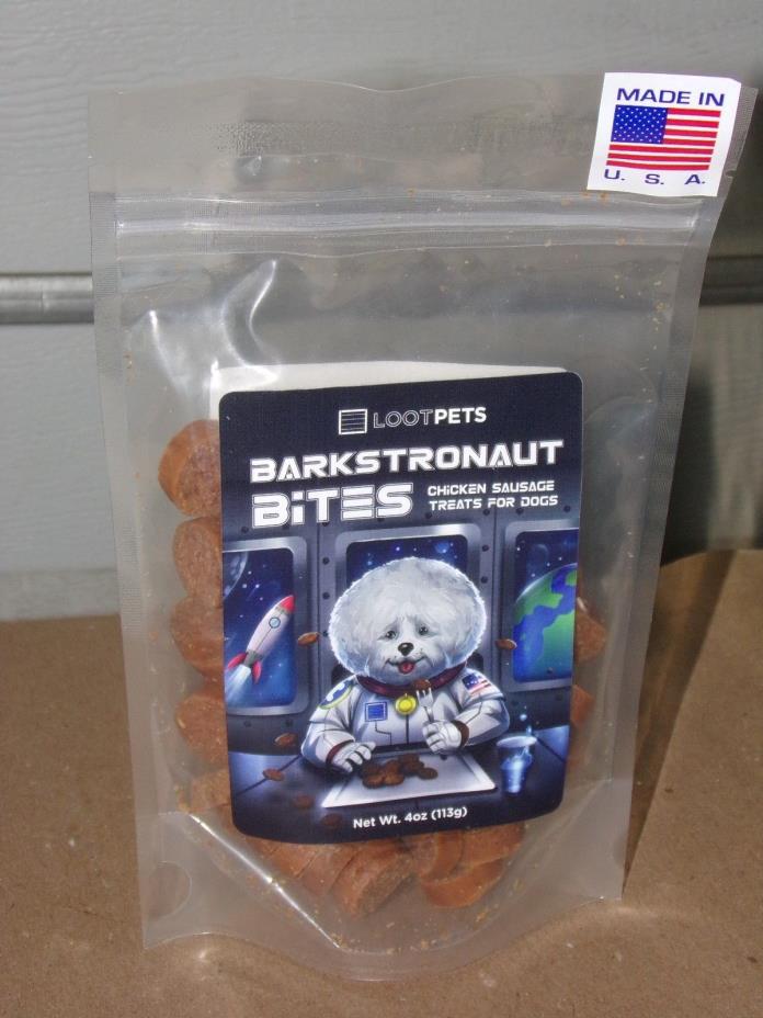 Loot Crate JULY 2016 LOOT PETS FUTURISTIC BARKSTRONAUT BITES DOG TREATS 4oz