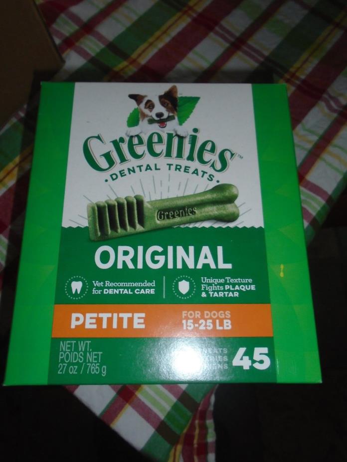Greenies 45 ct 27 oz box Petite