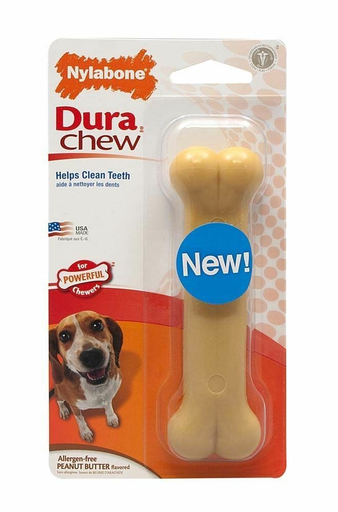 NYLABONE DURA CHEW CHICKEN MEDIUM/WOLF SIZE FOR DOGS UP TO 35LBS-