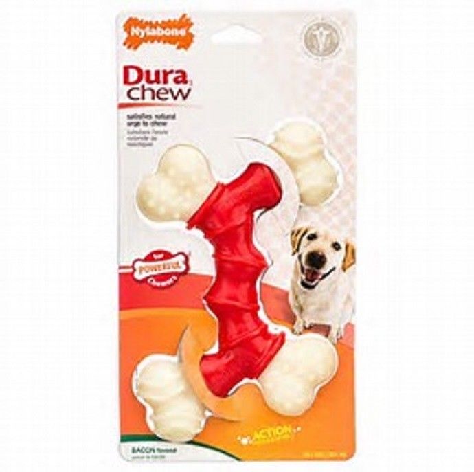 NYLABONE DURA CHEW BACON  SOUPER SIZE FOR DOGS UP TO 50+LBS-