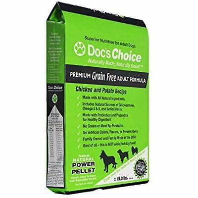 Doc&39s Choice Grain Free Chicken And Potato Dog Food 15 LB Pet Supplies