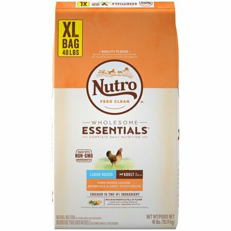 Nutro Wholesome Essentials Large Breed Dog Food, Farm-Raised Chicken 47lb