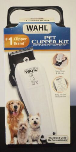 Wahl Pet Shave Clipper Hair Low Noise Electric Dog Cat Grooming Trimming Kit