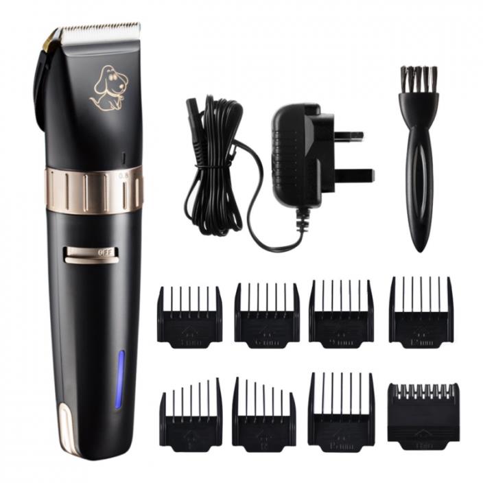OMORC Professional Dog Clippers, Low Noise Electric Grooming Kit, Rechargeable C