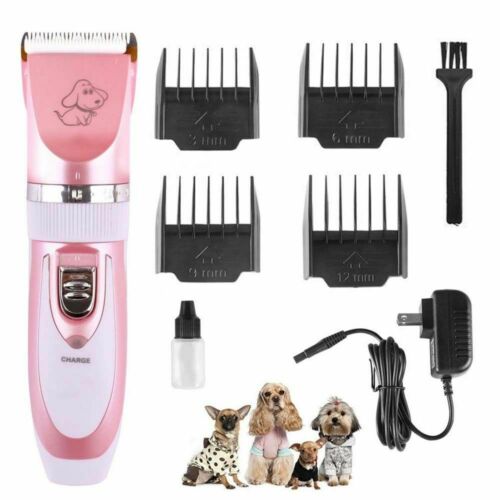 Professional Mute Pet Cat Dog Hair Clipper Trimmer Shaver Cordless Rechargeable