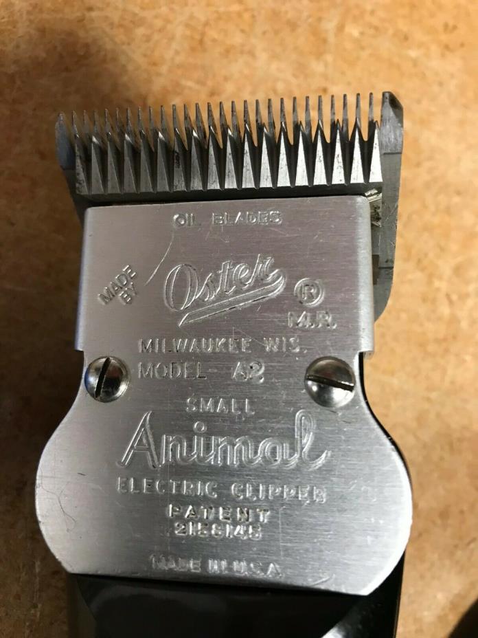 Vintage Oster  A2 2 Professional Dog Cat Animal Clipper