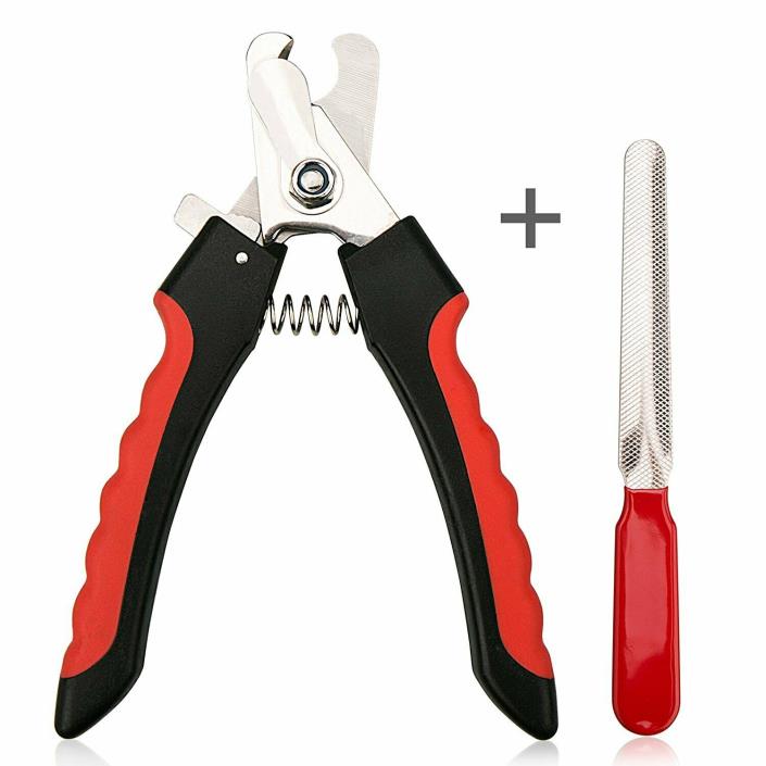 NEW Heavy Pet Duty Dog Cat Rabbit Nail Clipper Cutter Scissors GFD8 USA SLR
