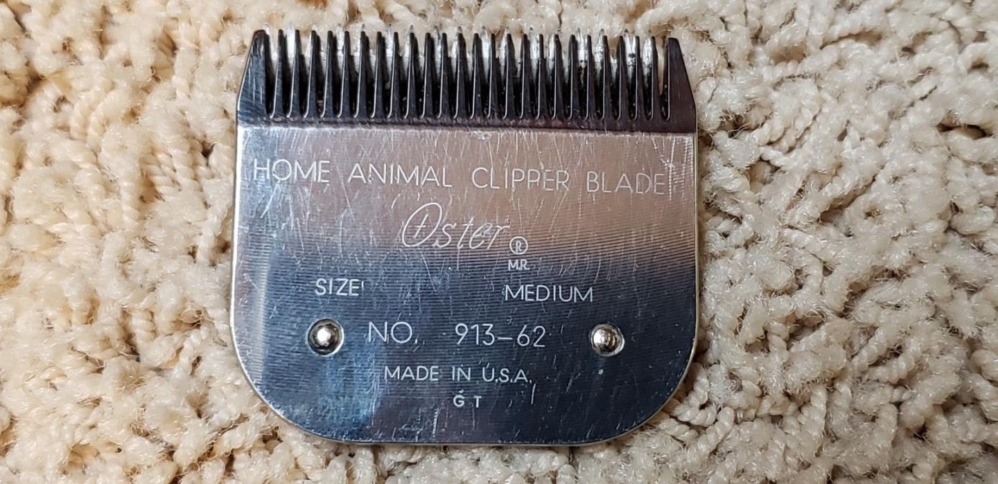 Oster Home Animal Clipper Blades 913-62 Medium