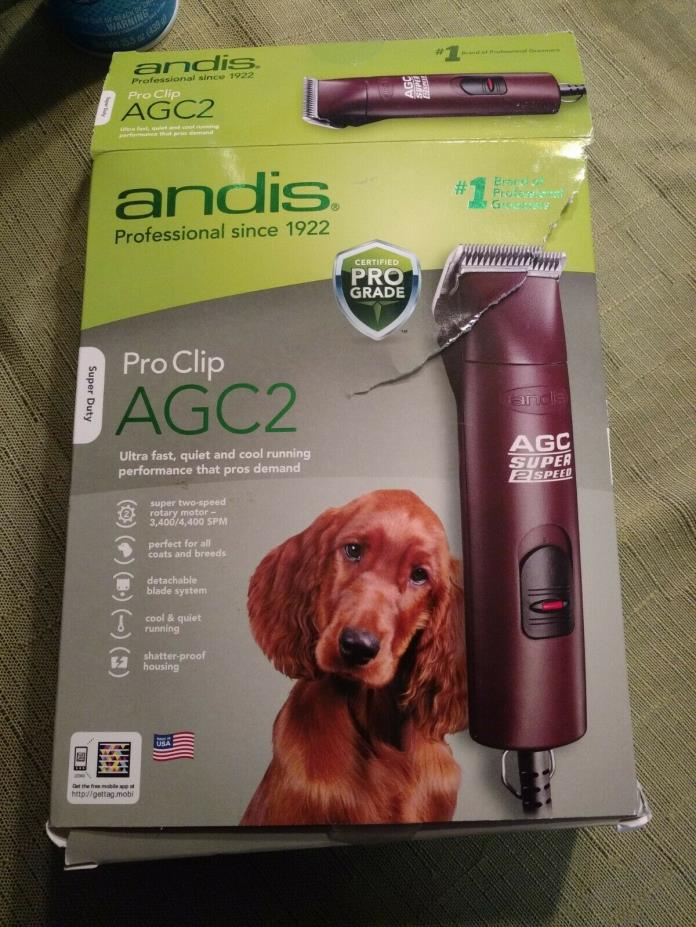 Pet Grooming - Andis AGC2 ProClip  Pro Grade 2-speed Clipper NEW NEVER USED