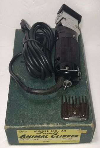 Vintage ~ Oster ~ Animal Electric Clipper Model A2  Small ~ Sz 15