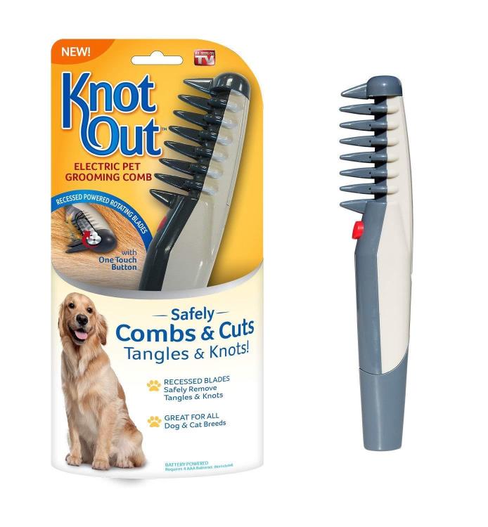 Allstar Innovations Knot Out Electric Pet Grooming Comb - Remove Knots & Tangles
