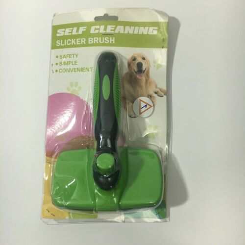 Self Cleaning Slicker Grooming Brush for Pet Dogs Cats Animals