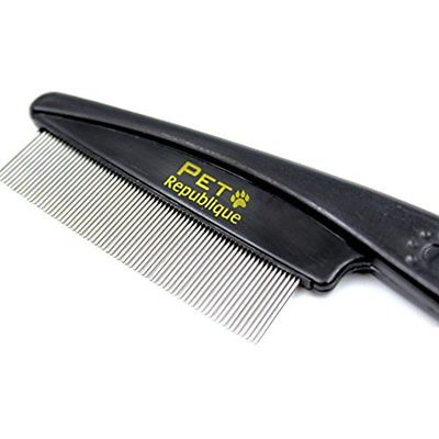 Dog & Cat Flea Comb Most Dogs, Cats, Rabbits, Pets Best Grooming Tool To Remove