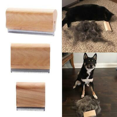 New Dog Comb Solid Wood Handle Stainless Steel Pet Grooming