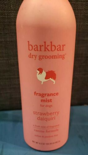 BarkBar Dry Grooming Fragrance Mist Canine Formula Strawberry Daiquiri 3.5 oz