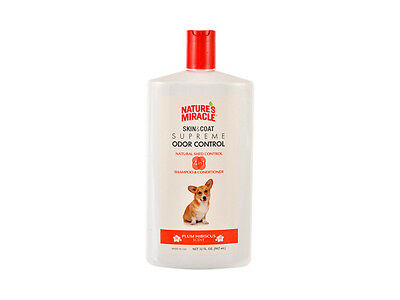 Nature's Miracle NM-7001 Pet Skin & Coat Supreme Odor Control Shampoo, 32 Oz