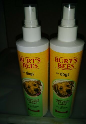 Burt's Bees for Dogs Soothing Hot Spot Spray Apple Cider Vinegar Aloe 2 Bottles
