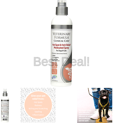 Veterinary Formula Clinical Care Hot Spot and Itch Relief Spray for Dogs and ...