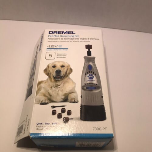Dremel 7300-PT 4.8v Rotary Pet Nail Grooming Kit New