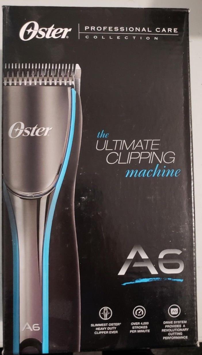 Used!!! Oster A6 Heavy Duty Clipper with Detachable Blade, #10