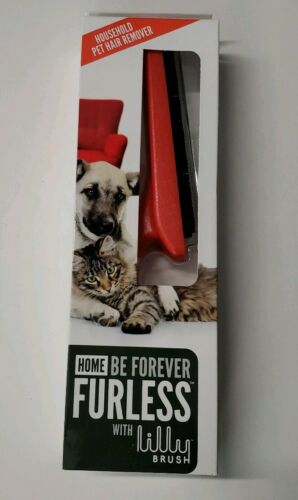 Lilly Angled Brush BE FOREVER FURLESS PET HAIR REMOVER - For Furniture, Bedding,