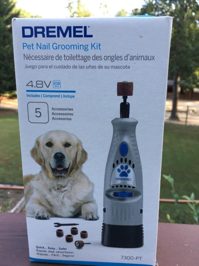 New Cordless Pet Nail Grooming Kit (Like Pedipaw) - 4.8V w/ Accessories