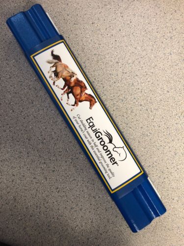 Equi Groomer Deshedding Blade 9.5” Blue NWT