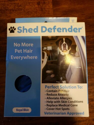 NEW Shed Defender Royal Blue Size X-large Contains Pet Hair, Reduce Anxiety...