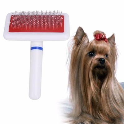1PC Steel Need Comb for Dog Cat Yokie Gilling Brush Dog Rake Comb Massage Groomi