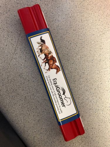Equi Groomer Deshedding Blade 9.5” Red NWT