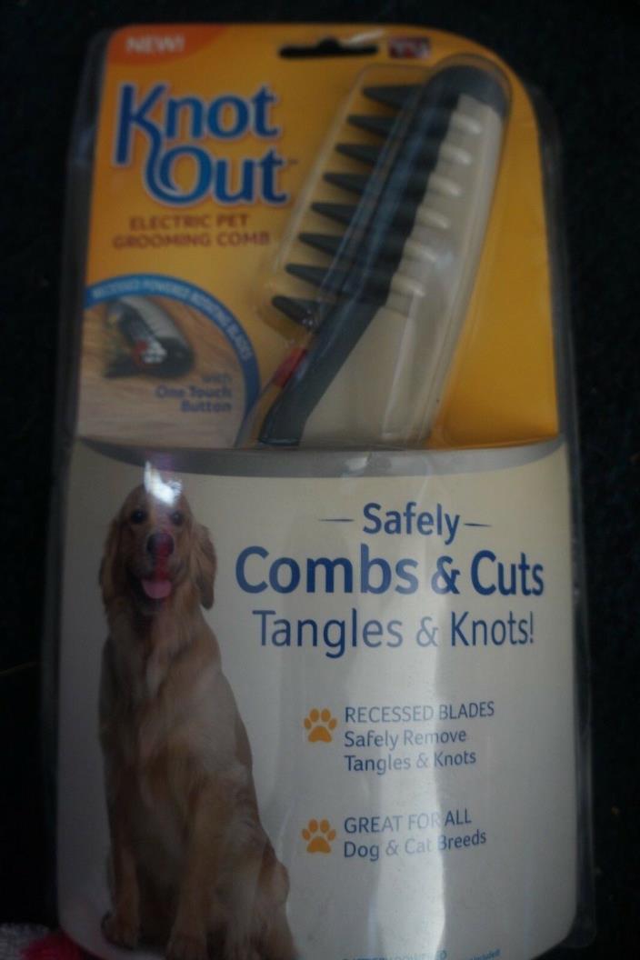 Knot Out Electric Pet Grooming Comb - Remove Knots and Tangles