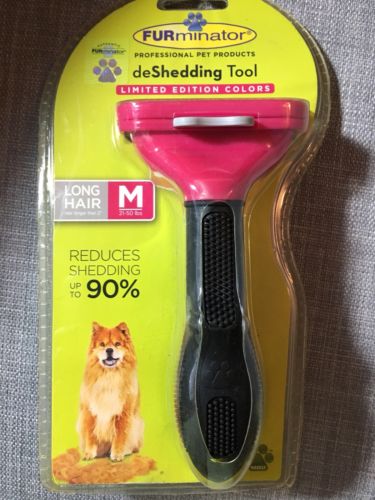 FURminator Deshedding Tool Comb Long Hair Medium Dog (21-50lbs ) New Sealed Pack