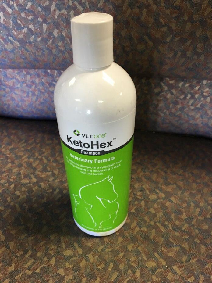 Vet One Ketohex Shampoo for Dogs, Cats & Horses 16 oz
