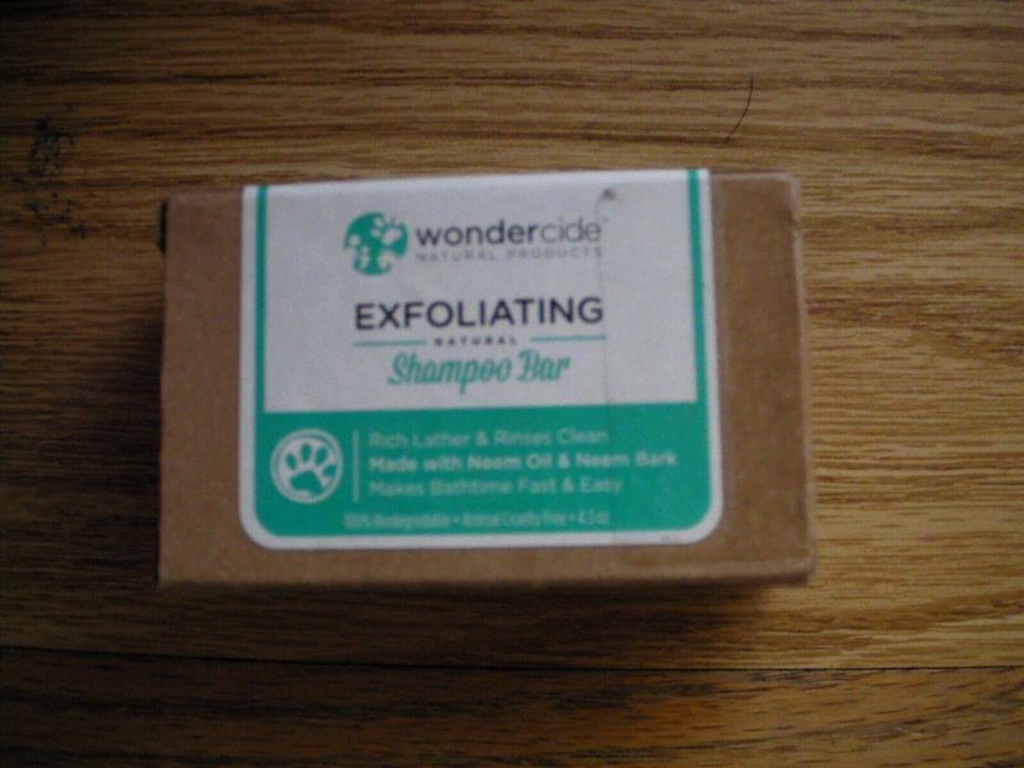 Wondercide Exfoliating Natural Neem Oil Shampoo Bar For Dogs And Cats 4.3oz