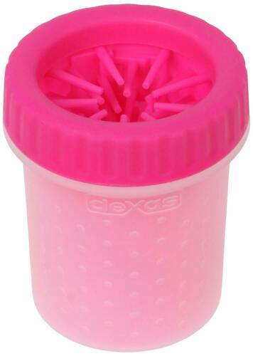 Dexas MudBuster Portable Dog Paw Cleaner, Small, Pink