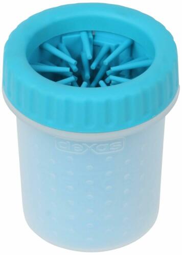 Dexas MudBuster Portable Dog Paw Cleaner, Small, Blue