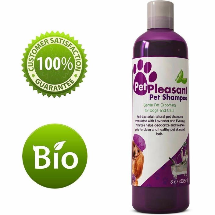 Pet Shampoo For Dogs & Cats Lavender + Evening Primrose Oil ODOR ELIMINATOR