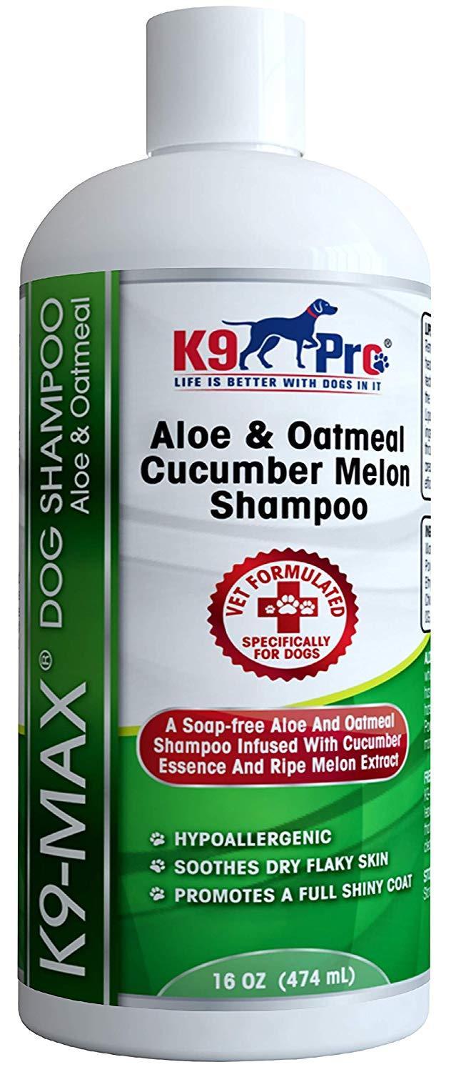 Natural Dog Shampoo Oatmeal & Aloe For Dogs With Allergies And Dry Itchy Skin